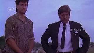 Vishnuvardhan Finally Find Out Real Criminal - Lion jagapathi rao kannada movie part-7