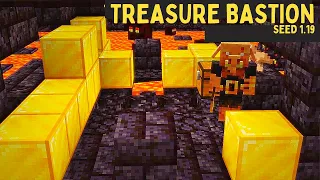 Minecraft TREASURE BASTION SEED for 1.19! (Best Minecraft Java 1.19 Seeds for Speedrunning)