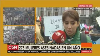 C5N - NiUnaMenos: Testimonios en la marcha que vuelve a gritar (Parte 2)