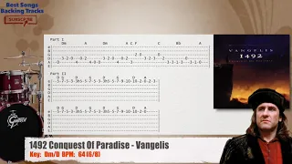 🥁 1492 Conquest Of Paradise - Vangelis Drums Backing Track with chords