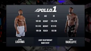 FULL FIGHT: Cedric Lushima vs. Jason Radcliffe | Apollo 1