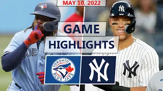 Toronto Blue Jays vs. New York Yankees Highlights | May 10, 2022 (Kikuchi vs. Severino)