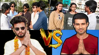 who is better Elvish yadav VS Dhruv Rathee || kiski fan following Strong hai? public Reaction