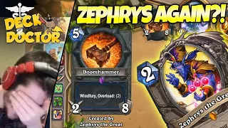 Priest Is Better at DH Than We Are!! CMON ZEPHRYS - Deck Doctor w/ Zalae | Firebat Hearthstone