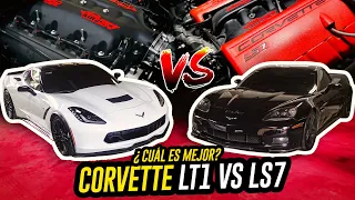 CORVETTE C6 VS C7 ¿Cuál es el mejor? LS7 7.0L vs LT1 6.2L- Comparativa Total