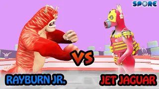 Rayburn Jr vs Jet Jaguar | Cartoon vs Titan [S2E6] | SPORE