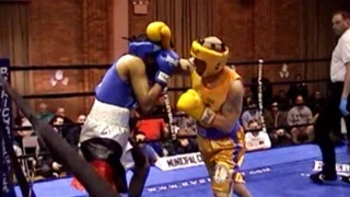 NY GOLDEN GLOVES BOXING 2015 : MARK SINATRA / LUIS CINTRON : HEAVYWEIGHT OPEN :