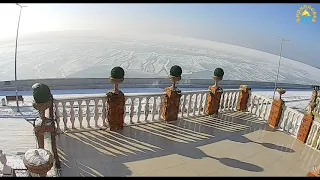 Бердянск. Азовское море замерзло. Ледяная корка. Разные пляжи. 20 января 2021.