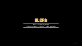 GTA Online: Timed Out error even while joining Invite Only Session