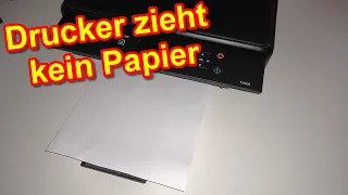 Drucker zieht kein Papier ein - Probleme beim Papiereinzug beheben / reparieren
