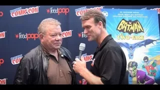 William Shatner Interview from NYCC Premiere of Batman vs Two-Face