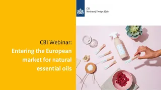 CBI Webinar: Entering the European market for natural essential oils