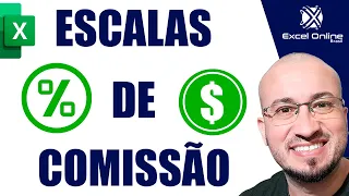 ✅Comissão com Faixas de Porcentagem Dinâmica no Excel