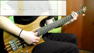 The Weeknd - Can't Feel My Face (Bass Cover) (Play Along Tabs In Video)
