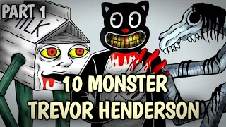 Semua Jenis Monster Ciptaan Trevor Henderson (Part 1) || DRAWSTORY