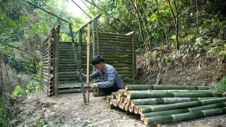 FULL VIDEO: 100 Days Solo Survival - Complete Bamboo House, Bushcraft Survival & Camp