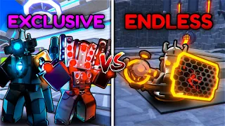 EXLCUSIVE UNITS vs ENDLESS MODE... (Toilet Tower Defense)