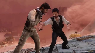 UNCHARTED 3: Drake's Deception - Talbot Boss Fight and Ending (Crushing)