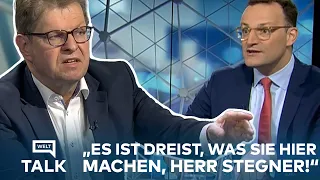 JENS SPAHN: "Es ist einfach dreist, was Sie hier machen, Herr Stegner!" I WELT TALK