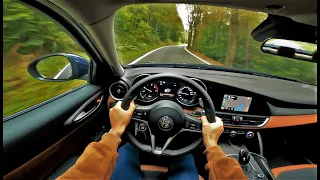 Alfa Romeo GIULIA 2.0 200cv Super | POV Mountain Drive