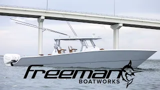 2022 Freeman 42 LR l Freeman Boatworks l Release Marine, Mercury 400HP, Joystick l