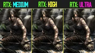 RTX ON: Shadow of the Tomb Raider | Low vs Med vs High | RTX 2060 1080p - 1440p