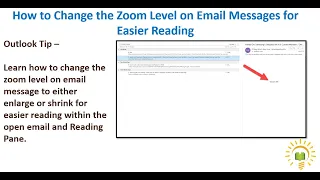 How to Change the Zoom Level on Outlook Email Messages for Easier Reading