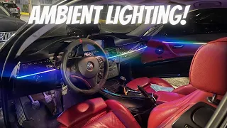 The BEST Ambient Lighting Kit For Your BMW! + Detailed Install Part 2!