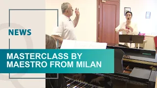 Masterclass by maestro from Milan. Qazaq TV News