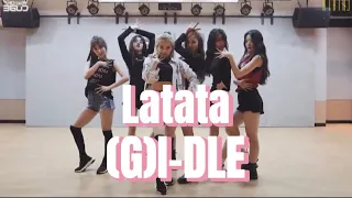 (G)I-DLE - Latata (Slow Mirrored Dance Tutorial)