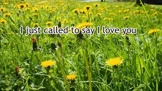 I just call to say I love you. Po polsku. Polski tekst