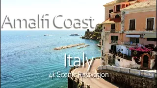 Amalfi Coast【Flying over Italy】Drone 4k - Scenic Relaxation Film