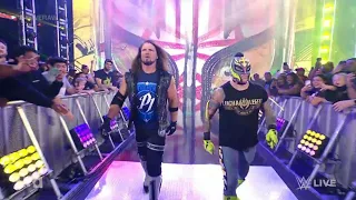 AJ Styles & Rey Mysterio Entrance: WWE Raw, Oct. 3, 2022