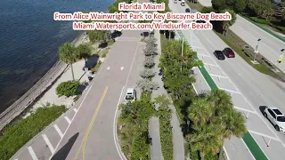 From Alice Wainwright Park to Key Biscayne Dog Beach Part 1