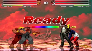 BTW MUGEN All-Stars #249 - Evil Ryu and Evil Ken vs. Orochi Kyo and Orochi Iori