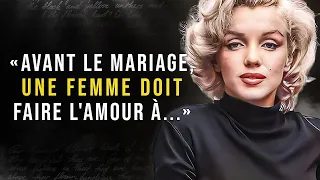 Citations de Marilyn Monroe qu'il vaut mieux connaître jeune pour ne pas le regretter plus tard