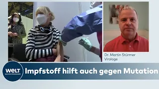 DR. MARTIN STÜRMER ZUR CORONA-MUTATION: Sie macht den Impfstoff noch nicht unwirksam