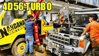 Mitsubishi MK1  pajero 4d56 turbo  engine overhaul