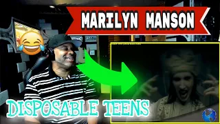 Marilyn Manson   Disposable Teens Official Music Video - Producer Reaction