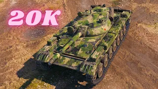 T-100 LT  20K Spot Damage  World of Tanks Replays