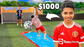 Beat Kid RONALDO Slip N Slide Football, Win $1000