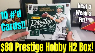 $80 Hobby H2 Prestige Football Box Is LOADED With Numbered Cards!! Great Box For Fantasy Rip League!