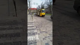 Львів трамвай 1158 TATRAkt4D