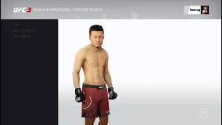 EA SPORTS™ UFC® 3 UNBELIEVABLE KNOCKOUT Korean Zombie VS Connor Mcgregor