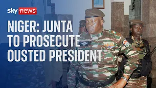 Niger: Military junta announces prosecution of ousted president for 'high treason'