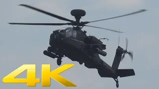 4K | British Army Apache helicopter air display at ILA Berlin Air Show 2016