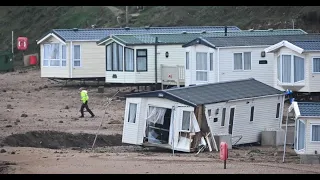 Winds hit 108mph thanks to a weather system only seen twice before this far south in the UK