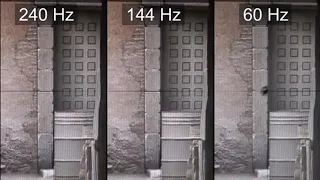 Slow motion 240Hz vs 144Hz vs 60Hz   CSGO