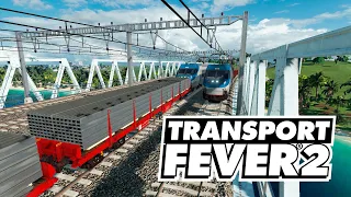 Transport Fever 2 - Добавляем состав на поставку стали! #45