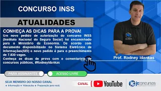 CONCURSO INSS: CONHEÇA AS DICAS PARA A PROVA!